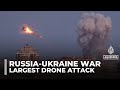 Russia launches largest drone attack of Ukraine war, gov’t building in Kyiv struck