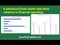 6 advanced Excel charts that show variance in financial reporting