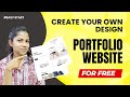 See how you can create your own design portfolio website for free