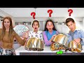 First To FINISH What's UNDERNEATH Their Plate WINS A Mystery Prize | Familia Diamond