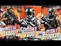 Intel I5 14400F vs Ryzen 5 7600 vs Ryzen 7 5700X3D – Which is best budget CPU for RX 9070 XT!