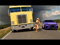 شۆفێری مەترسیدار و ڕووداوی ئۆتۆمبێل - BeamNG Drive