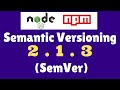 Semantic Versioning (SemVer) | NPM | Package | Node |