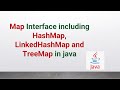 Map Interface including HashMap, LinkedHashMap and TreeMap in java #hashmap #treemap #linkedhashmap