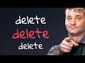 The art of deleting code