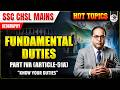 Fundamental Duties (Fundamental Duties) | SSC CHSL MAINS 2026 | POLITY HOT TOPICS | PARMAR SSC CLIPS