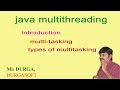 (Java multithreading) Introduction and multitasking \u0026 types of multitasking by Durgasir
