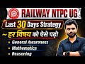 🔥RRB NTPC 12 Level Exam 2026 |🗓 LAST 30 DAYS STRAYEGY || ft. Aditya Ranjan Sir #strategy #rrbntpc