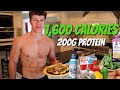 Full Day of Eating 1,600 Calories | EXTRA High Protein Diet for Fat Loss