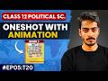 Class 12 Political Science FULL SYLLABUS in One VIDEO | Book 1 All Chapters Revision | Boards 2026