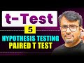 Paired t - Test Explained | Hypothesis Testing Made Easy | By GP Sir