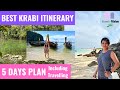 The Best Itinerary for Krabi Thailand| 5 Days Plan| Details Along with Cost and How to Book Tours