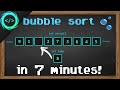 Learn Bubble Sort in 7 minutes 🤿