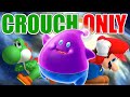 Can I Beat Super Mario Galaxy 2 While Always Crouching? -Mario Challenge