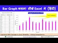 How to Make a Bar Graph in Excel, Explain in Hindi by Pankaj Vishwakarma.