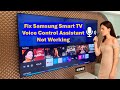 How to Fix Samsung Smart TV Voice Control Assistant Not Working (Remote Voice Search Not Working)