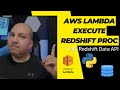 Execute Redshift Procedure from AWS Lambda