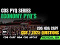 CDS Economy PYQs for CDS Exams 2025 | CDS 1 2025 Economy Questions