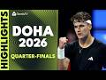Alcaraz vs Khachanov EPIC; Sinner vs Mensik; Rublev/Fils Play | Doha 2026 Quarter-Final Highlights