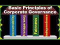 Basic Principles of Corporate Governance │ Pillars of Corporate Governance #corporate #governance