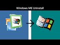 What if you uninstall Windows ME?