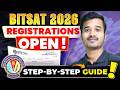 How to fill BITSAT 2026 Application Form? Step by Step Process Explained | BITSAT 2026 Registration