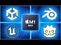 Using a 2021 M1 MacBook Pro For Game Development -  (Unity, Unreal, Godot, Blender \u0026 More)