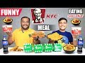 FUNNY KFC MEAL EATING CHALLENGE | Kfc Burger \u0026 Rice Bowl Eating Competition | Food Challenge