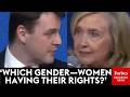 WATCH: Hillary Clinton And Czech Politician Get Into Testy Clash Over Gender Issues