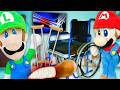 Crazy Mario Bros: Luigi's Broken Leg!