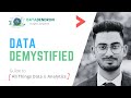Welcome to Data Demystified | Guide to All Things Data \u0026 Analytics