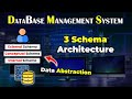 Lecture 4 | 3 Schema Architecture | Database Abstraction | DBMS | Sujal Mane