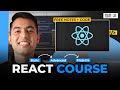 React.js Complete Tutorial for Beginners in Hindi | 5 Projects + Free Notes