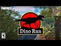 DINO RUN CREATIVE 2.0 MAP CODE FORTNITE GAMEPLAY HORREUR MAP EPIC!
