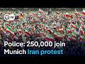 Police: 250,000 people join rally against Iran’s regime in Munich | DW News