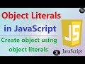 #59 Object Literal in JavaScript | Object in JavaScript | Object Literal Technique~JavaScript Series