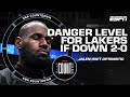Are the Lakers DONE if they go down 2-0? 👀 Stephen A. would still believe in LeBron | NBA Countdown