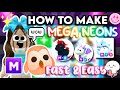 How to make MEGA NEON PETS FASTER In Adopt Me! 2023 *Tips \u0026 Tricks* Its Cxco Twins