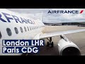 Air France London Heathrow to Paris CDG A320 Economy