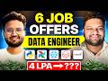 6 Job Offers in 2026 for Data Engineering