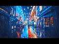 London Rain Walk at Night | Dark West End City Streets | 4K Ambience