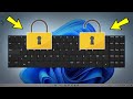 How to Lock \u0026 Unlock Keyboard in Windows 11 / 10 / 8 / 7 | Turn On / Off keyboard lock 🔒 / 🔓 ⌨️✅