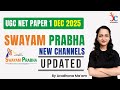Swayam Prabha Channels - Updated | UGC NET Paper 1 Preparation | UGC NET Dec 2025 | By Aradhana Mam