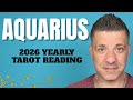 AQUARIUS 2026 Tarot Reading 🔮 Month‑By‑Month Predictions | Aquarius Sun, Moon \u0026 Rising | 2026 Tarot