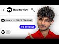 Paper Trading Tutorial - How to do Paper Trading | Trade with Purab