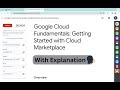 Google Cloud Fundamentals: Getting Started with Cloud Marketplace  #qwiklabs #coursera  @quick_lab