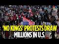 WATCH: ‘No Kings’ Protesters Take to the Streets Across the US | People Protest Against Trump | N18G