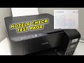 Epson EcoTank ET-2400: How to Print a Nozzle Check Test Page