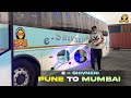 MSRTC E-SHIVNERI Bus Journey Vlog Pune To Thane *100+ kmph ki speed🔥*