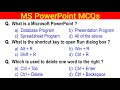 Most Important MS PowerPoint MCQs